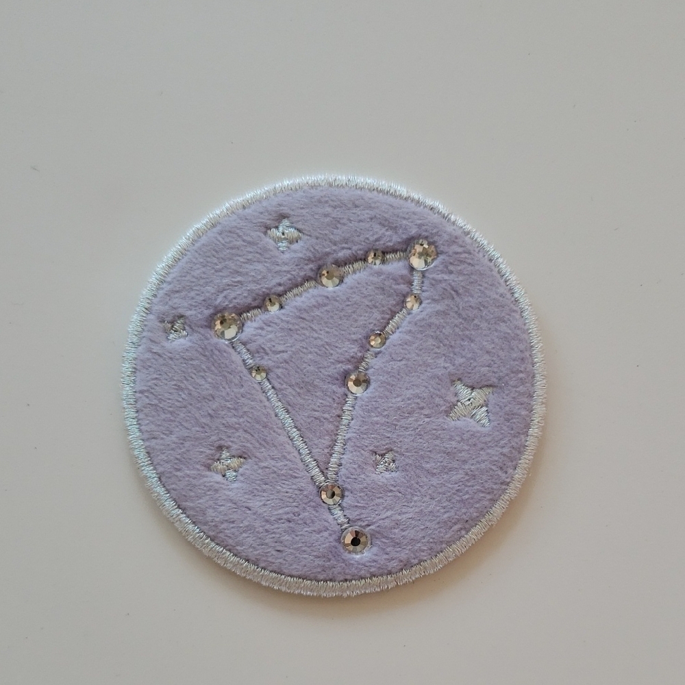 Stoney Clover Lane Lavender Capricorn Zodiac Constellation Patch